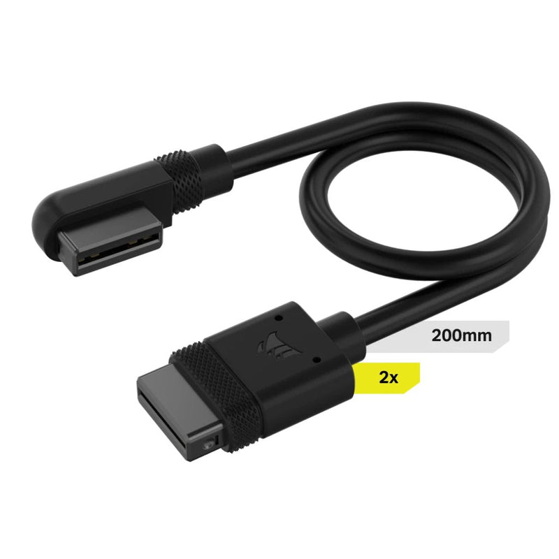 Corsair Icue Link Slim-cable, 200MM, 90° CL-9011123-WW