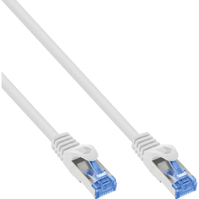 Inline Network Cable , CAT.6A, S/FTP, Tpe Flexible, White 30M — image 1