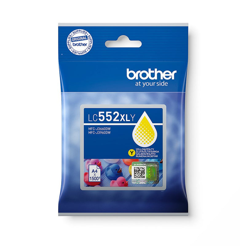 Brother Ink LC552XLY Ink Yellow