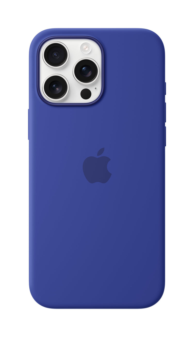 Apple Case Iphone 16 Pro Max. Silicone With Magsafe - Blue Ultramar