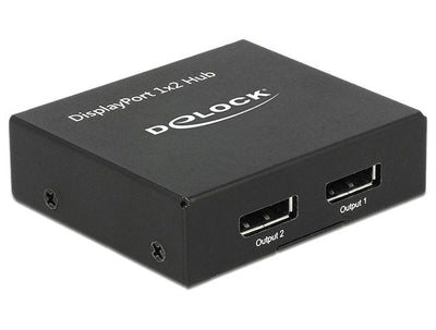 Delock 87691 Divisor DisplayPort 1.2 1 X DisplayPort In 2 X DisplayPort Out 4K — image 1