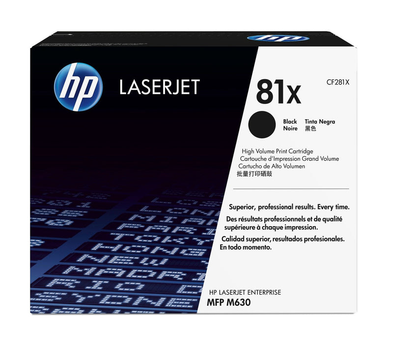 HP Laserjet M605 Toner Black High 81X 25.000 Páginas High Capacity