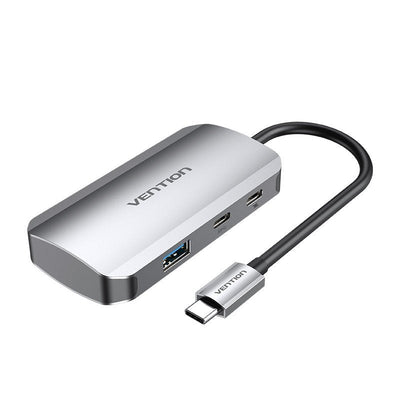 Vention Hub USB Type-c Tndhb 3x USB 1x USB Type-c 1x USB Type-c Pd — image 1