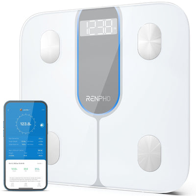 Renpho Elis 1C, Scale White Bluetooth 4.0 And Top PEU-R-A033-W — image 1