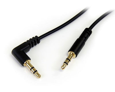 StarTech Cable Audio Stereo Minijack M/M 3,5MM Acodado 30CM — image 1