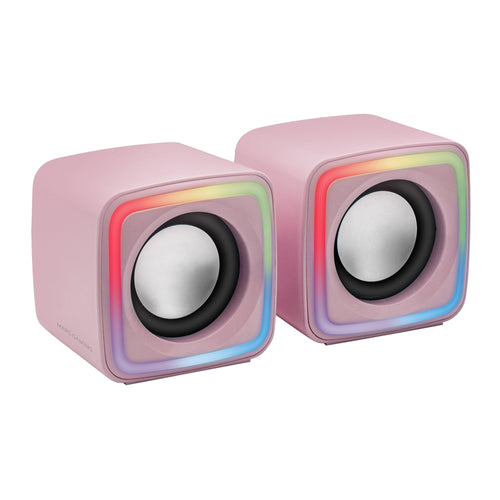 Mars Gaming Speakers Mscube 8W 2.0 Rosas — image 1