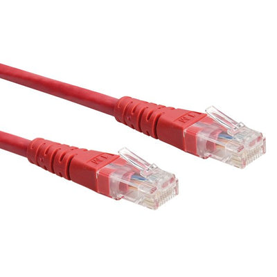 Roline Network Cable KAT.6 Class And UTP Red 0,3M — image 1