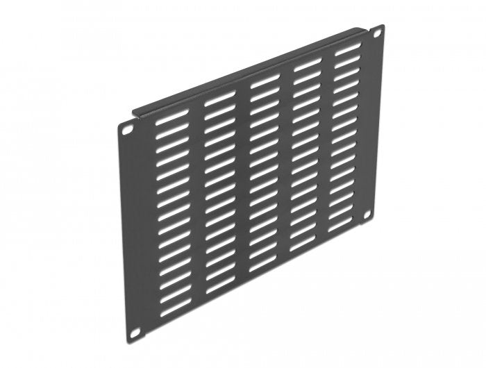 Delock Panel Gabinete Network 10 With Ranuras Ventilación Horizontal 4U Black