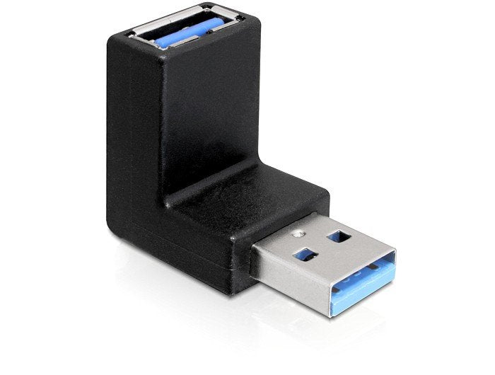 Adapter USB 3.0A/a St/Bu Gewinkelt 90 Vertikal