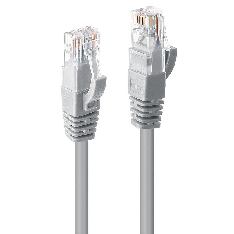 Lindy Network Cable CAT.6 U/UTP Gris 5.00M