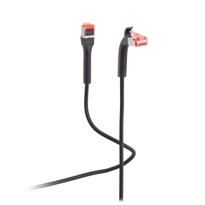 Flexline Network Cable U/FTP CAT.6A With Biegbaren Mecker Black 0,5M — image 1