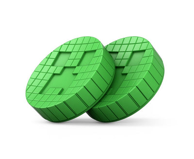 Steelseries Kontrolfreek No-slip Thumb Grips ? Creeper Edition Green 2 Pcs Nintendo Switch 2 Joy-cons / Pro Co — image 1