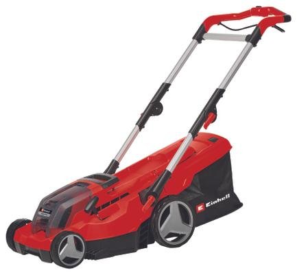 Einhell Lawnmower Power X-change Battery Rasarro 36/36, 36 Volt (2X18V) Red/Black 2X Battery Iones Litio Más 3