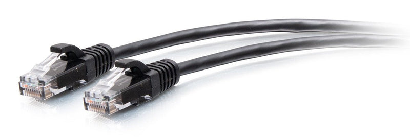 C2G 7FT (2.1M) CAT.6A Snagless Unshielded (UTP) Slim Ethernet Network Patch Cable Black Cable Interconexión RJ