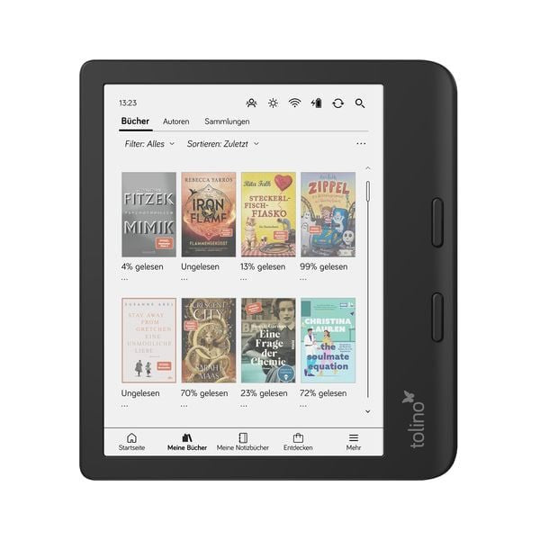 Tolino 4016621130183 Lectore E-book Screen Touchscreen Wi-Fi Black