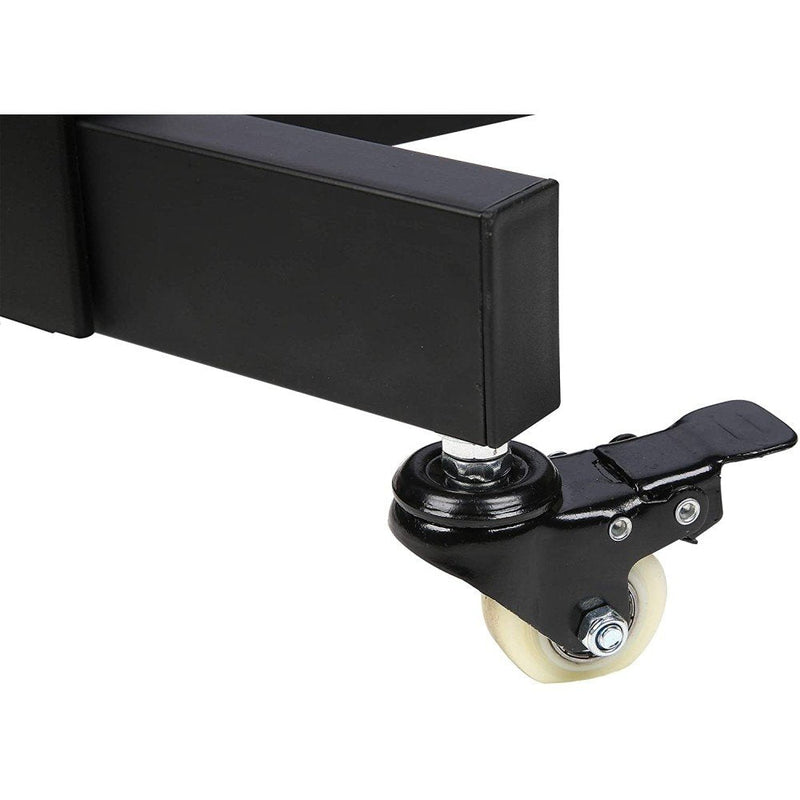 Techly ICA-TR21 Soporte Pie Pantalla Plana 139,7CM (55) Soporte Suelo Con Wheels Pantalla Plana Negro