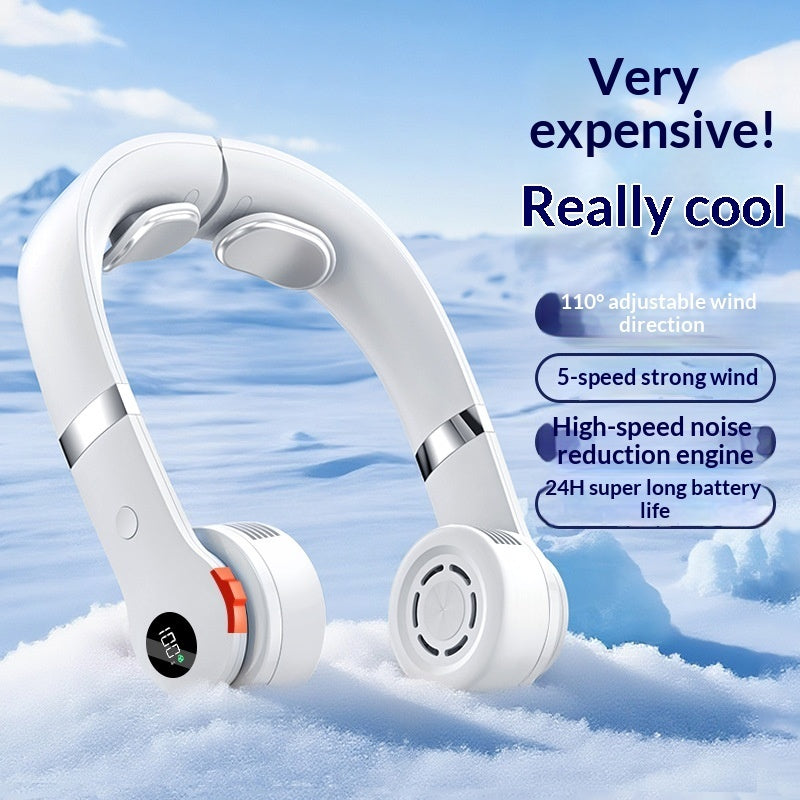 Mute Portable Cooling Bladeless Neck-Hanging Fan