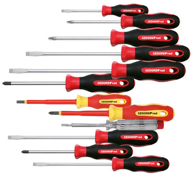Gedore Kit Screwdrivers 2C Red Xxl, 12 Pieces — image 1