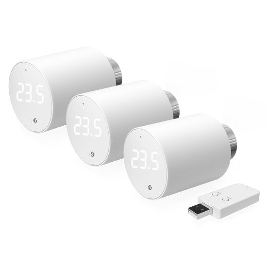 Shelly 3X Blu Trv + Blu Gateway Gen. 3, Control Calefacción White SHELLY_B_TRV_3