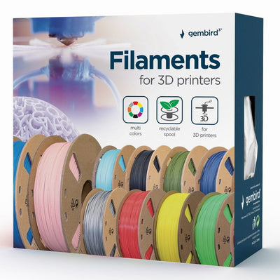 Gembird Filament Pla-plus White 1,75MM 1KG — image 1