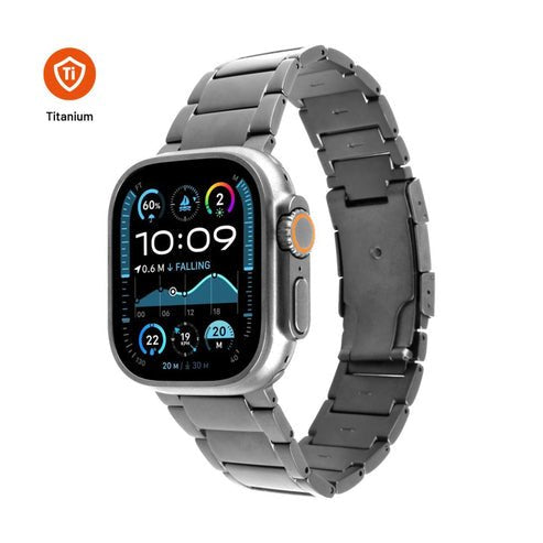 Strap Fixed Titanio Pro Apple Watch 44 45 46 49, Titanio Natural