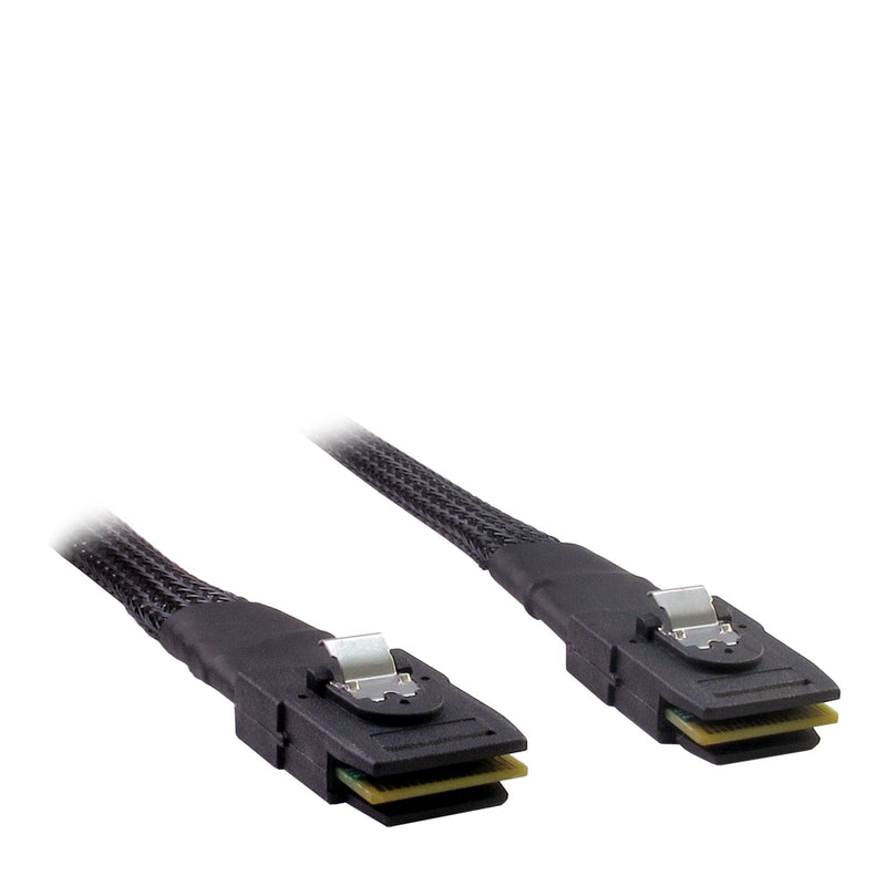 Cable Inter-tech Sff 8087 Sff 8087 Black 0,75 Metres (enfundado) 88885238