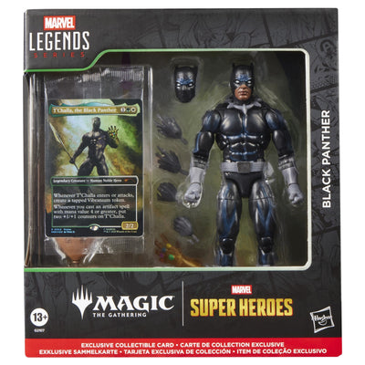 Hasbro Figure Marvel Legends Series X Magic: The Gathering Black Panther — image 1