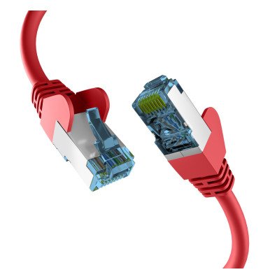 Efb RJ45 Network Cable With CAT.7 Rohcable Red 1,5M