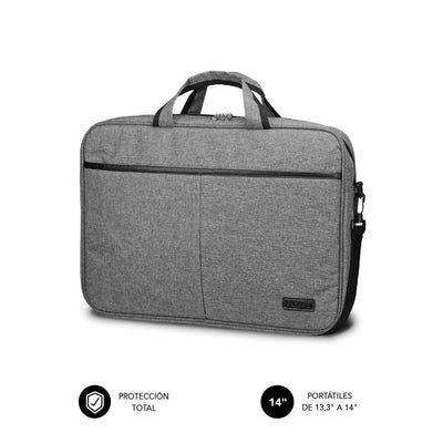 Subblim Case Elite Grey 13.3''14'' Up To 14'/ Double Zip / Bolsillo Outdoor — image 1