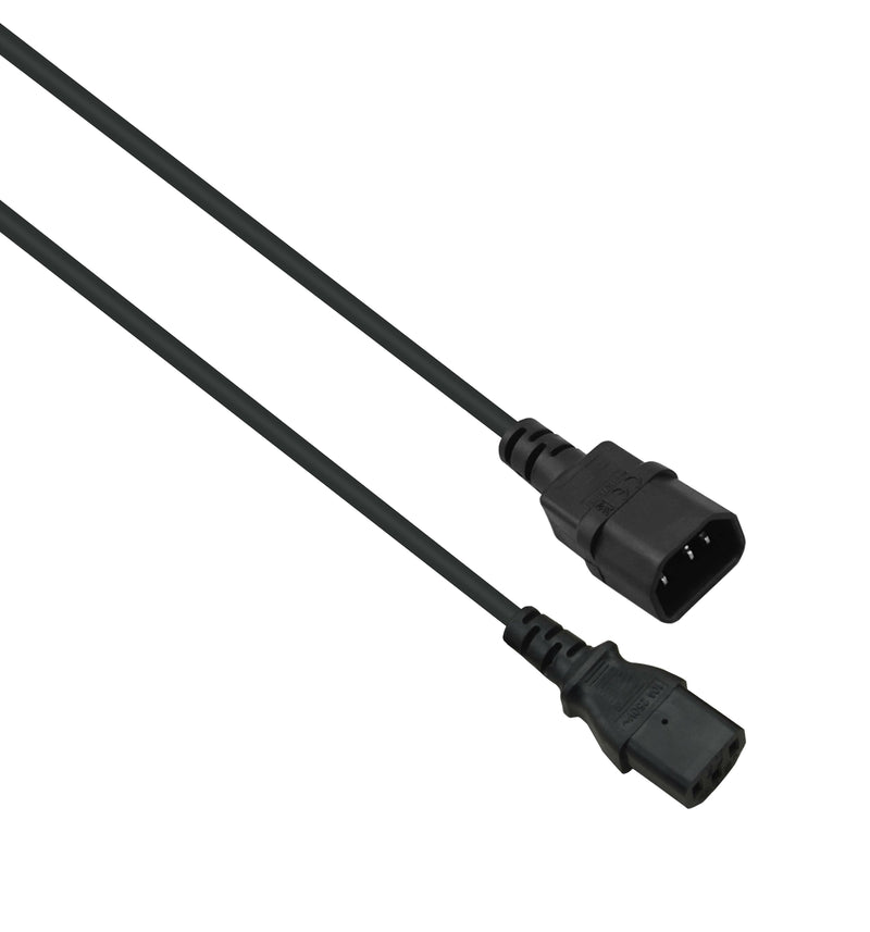 Helos Cable Power C13 Auf C14, Black 3,0M