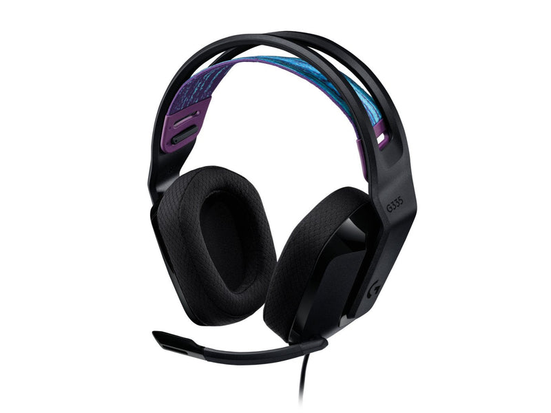 Logitech Headphones Gaming With Microphone G335 Jack 3.5 Black