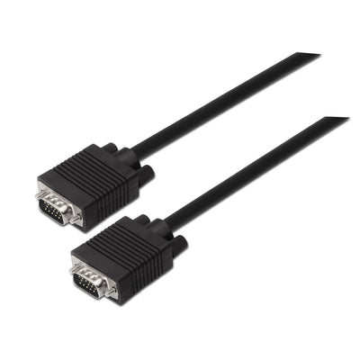 Aisens Cable Svga - HDB15/MACHO-HDB15/Male - 5M - Black — image 1