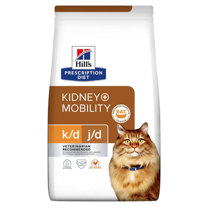 Hill's Pd K/D Kidney + Mobility Pollo - Comida Seca Gatos - 3KG