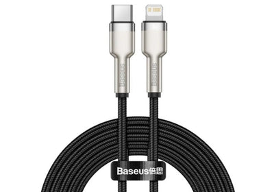 Baseus Type-c - Lightning Cafule Series Metal Data Cable Pd 20W 1M Black (CATLJK-A01) — image 1