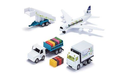 Siku 6312 Set Of Toys Automóvil Construcción Aeropuerto And Avión, Child Multicolour — image 1