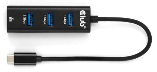CLUB3D USB Hub USB Typ-c 3.2 3x USB Typ a 1Gbps Retail — image 1