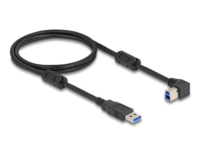 Delock USB 5Gbps Cable Type a Connector Male a Type B Connector Male 90° Derecha Angulado 1M — image 1