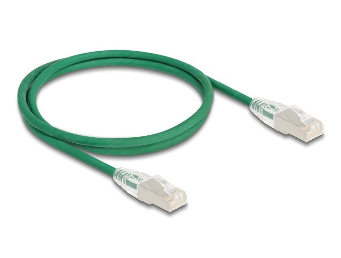 Delock RJ45 Network Cable CAT.6A Male a Male U/FTP Slim 1M Green