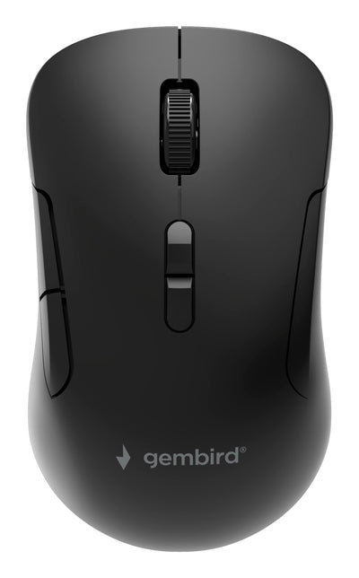 Gembird Mouse MUSW2-7B-01 Wireless Modo Dual (2,4G + Bluetooth), 1600 Dpi, 7 Buttons Black — image 1