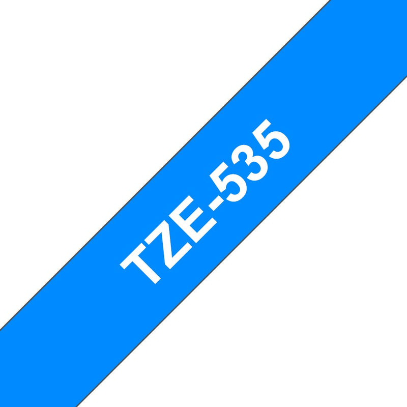 Brother Tape Laminated TZE535,BLANCO Sobre Blue Roll (1,2CM X 8M) 1 Bobina(s) Type Laminated P-touch PT-1005,
