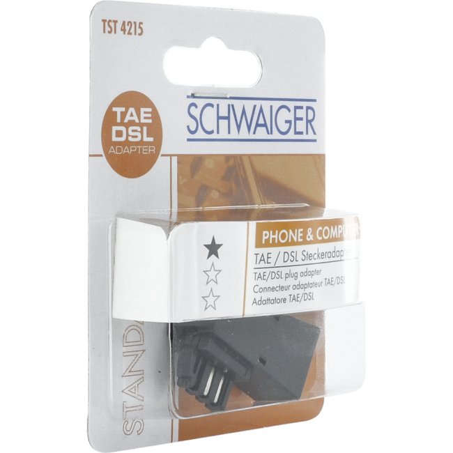 Schwaiger Adapter Plug Connector Tae-f Socket RJ45