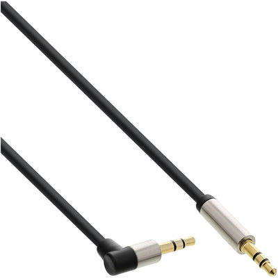 Inline Cable Audio Slim 3,5MM Male a Male Stereo Ángulo 0,5M — image 1