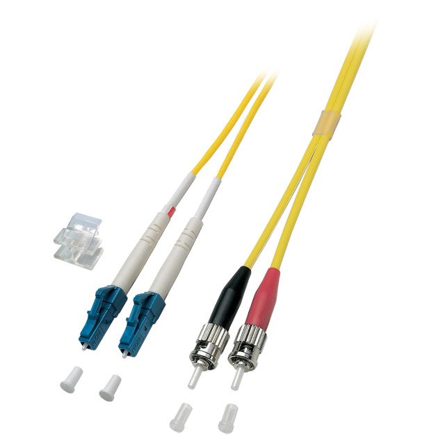 Efb Duplex Network Cable Lc-st OS2 G652D 15M Lszh 2MM Yellow