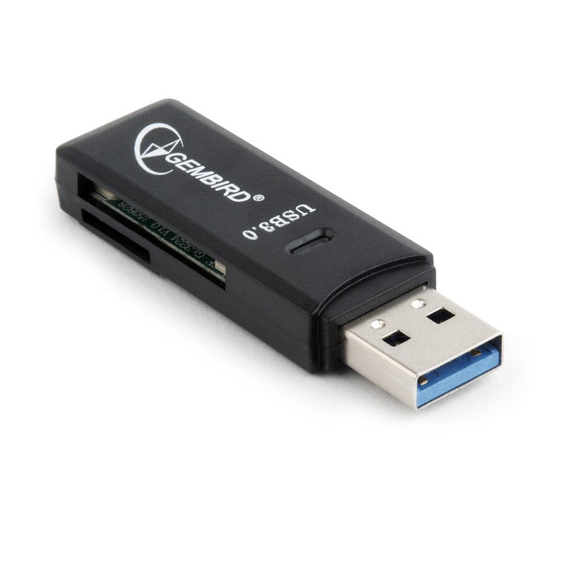 Gembird Card Reader External USB 3.0 SD Sdhc Sdxc Black UHB-CR3-01
