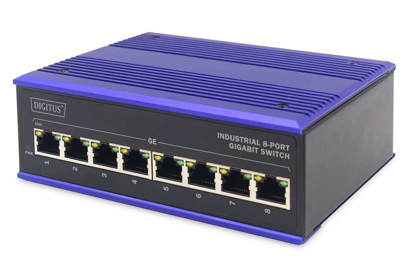 Digitus Switch Industrial 8 Ports Gigabit Rango Temperatura Extendido