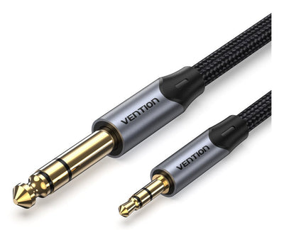 Vention Cable Stereo Bauhh Jack 3.5 Male Jack 6.3 Male 2M Grey — image 1