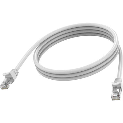 Cable CAT.6 2M RJ45 (m) a RJ45 (m) Par Trenzado Blindado STP CAT.6A 10Gbps 24 Awg With Protector White — image 1