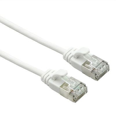 Roline U FTP Datacenter Network Cable CAT.6A (class Ea), Lsoh, Slim, White 1M — image 1
