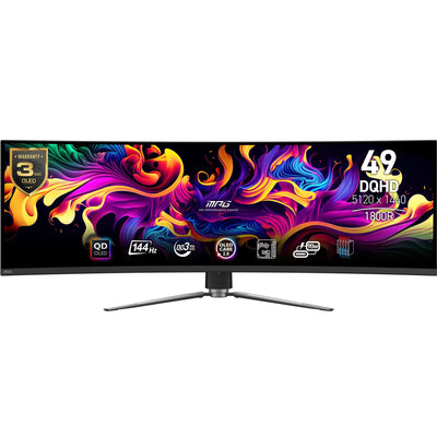MSI Monitor Gaming Mpg 491CQPDE Qd-oled 124,5CM (49 Pulgadas), Black Dqhd, Qd-oled, Curved Sincronización Adap — image 1