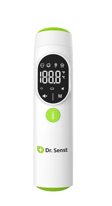 Dr. Senst DET-20F Thermometer With Sensor Remote Green White Or Ído, Frente Buttons — image 1